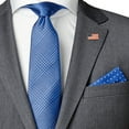 thumbnail image 4 of PinMart's Red, White, Blue Small Rectangle American Flag Lapel Pin with 50 Stars and 13 Stripes, 4 of 4