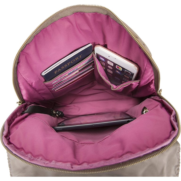 Travelon Anti-theft Signature Slim Backpack, Sable One Size  display picture 1