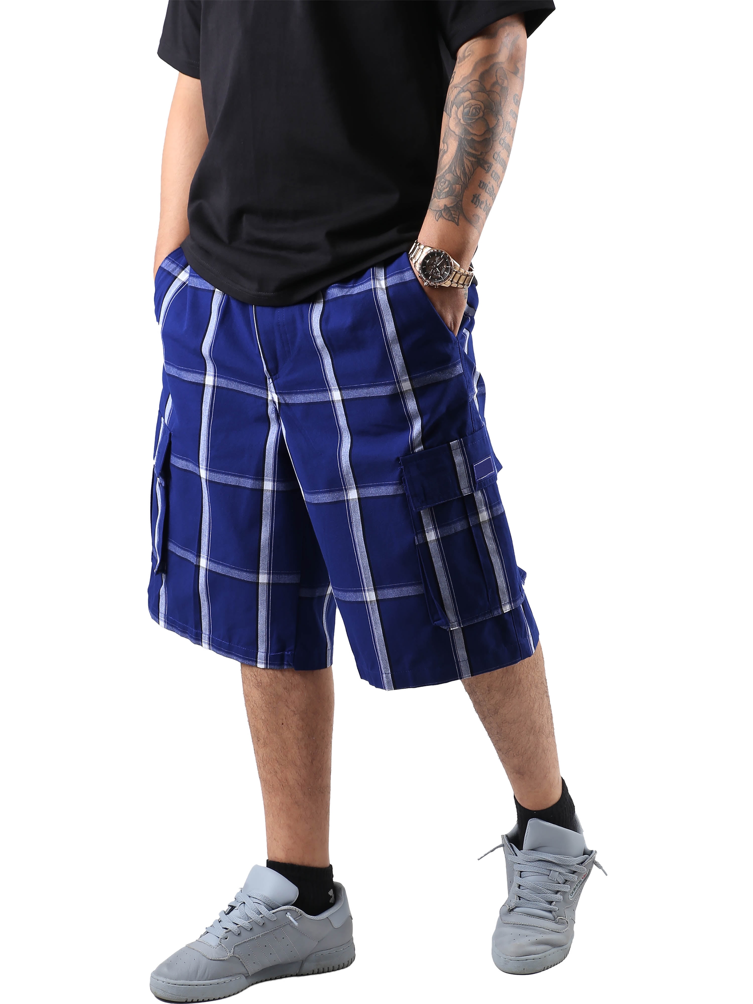 mens cargo shorts loose fit
