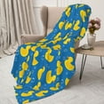 thumbnail image 3 of Sikiie Rubber Duck Cozy Flannel Fleece Throw Blanket: Lightweight & Thick for All Seasons - Perfect for Women, Men, & Kids"50"x40", 3 of 6