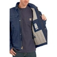 thumbnail image 5 of Carhartt Men's Flame Resistant Full Swing Quick Duck Coat Big And Tall Navy XX-Large Tall, 5 of 5
