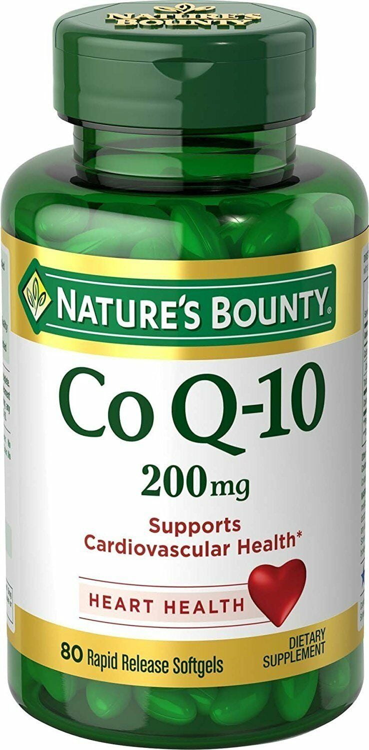 Nature's Bounty Co Q-10 200 mg, 80 Rapid Release Softgels
