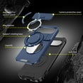 thumbnail image 6 of Compatible with iPhone 11 Case with Camera Lens Slide Cover Magnetic Ring Stand [Compatible with MagSafe] Shockproof Heavy Duty Military Phone Case for iPhone 11,Blue, 6 of 10