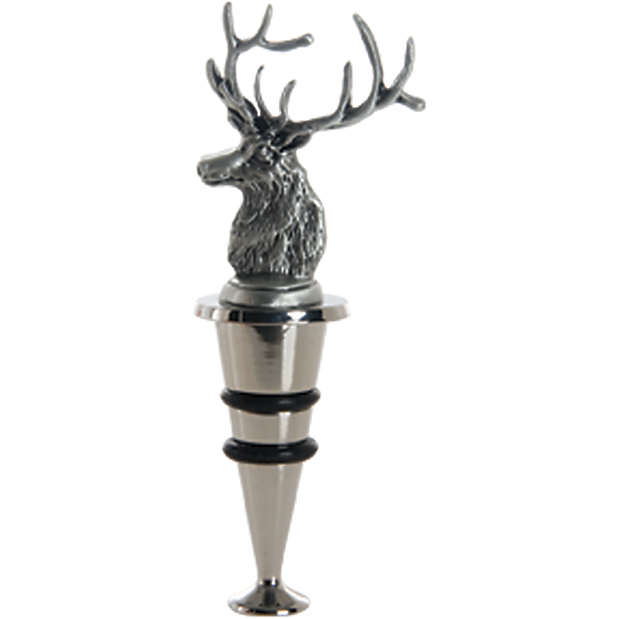 Thirstystone LD-D16853 Elk wine stopper One Size Silver
