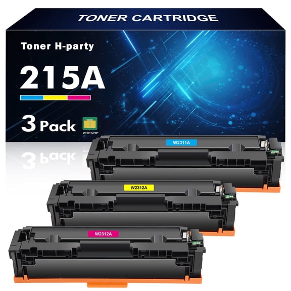 215A Toner Cartridge With Chip 215A W2310A M182nw Color Pro MFP M182nw M182n M183fw M155a M155nw Printer Ink 3-Pack