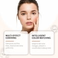 thumbnail image 4 of Temperature-Sensitive Liquid Foundation, Medium Tone, Adapts to Skin Shade for Natural Look, Hydrating, Buildable Coverage, 30ml, 4 of 8