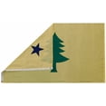 thumbnail image 2 of Maine Historic 1900 Yellow 100D Woven Poly Nylon 2x3 2'x3' Flag Banner Grommets, 2 of 4