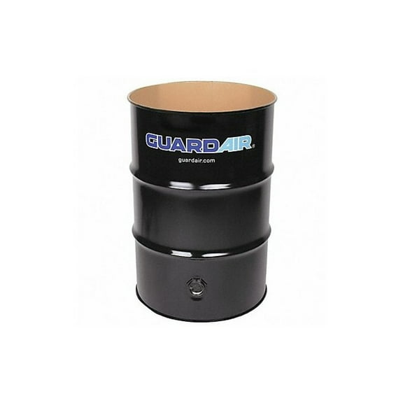 Guardair Vacuum Drum,Open Head,55 gal.,Black N650