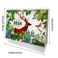 SIfdSeng Wall Calendars Large 2024 English Calendar Notebook with Minimalist Desktop Design 365