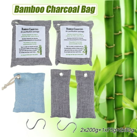 5pcs Bamboo Charcoal Air Purifier Bag Natural Air Freshener