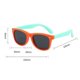 thumbnail image 2 of Gafas de sol polarizadas flexibles de goma KAIYANG para niños y bebés morado y amarillo, 2 of 5