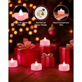 thumbnail image 2 of Velas LED sin llama BEICHI, paquete de 50 unidades, color rosa, 2 of 6