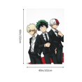 thumbnail image 3 of My Hero Academia Tapestry, Anime Wall Poster Art, Wall Tapestry For Bedroom Living Room Dorm Room, Wall Hanging For Festival Party Events Background Photography Backdrop, 60x40 Inch, 3 of 9