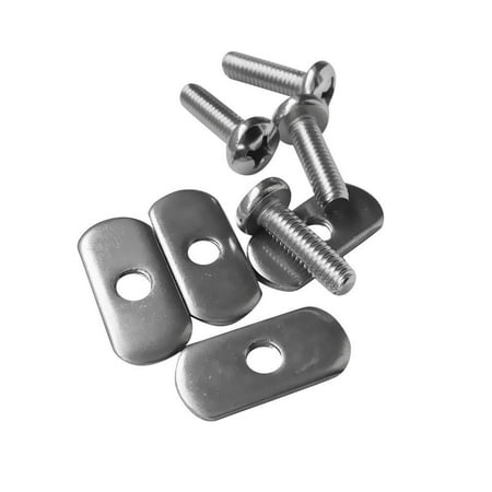 

4 Durable Stainless Steel Screws & Nuts Hardware For Kayak Track/ Rail