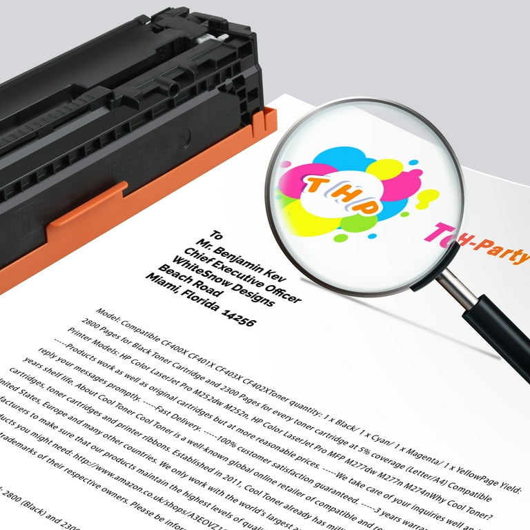 5-Pack Compatible Toner Cartridges For HP CM1312, CP1215, CP1518 - CB540A CB541A CB542A CB543A 125A
