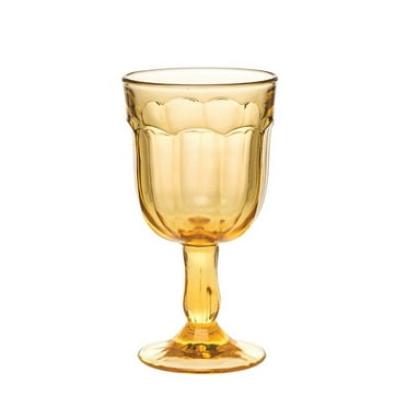 Mosser Glass Arlington 10oz Goblet | Honey Amber