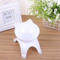 thumbnail image 1 of Cuenco para mascotas que evita resbalones, fácil limpieza, forma bonita, comida para mascotas pequeñas, cuenco de alimentación de agua para perros y gatos, color blanco, 1 of 5
