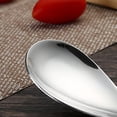 thumbnail image 5 of 5.6 inches Soup Spoons,Stainless Steel Thick Short Handle Table Spoon for Soup Cereals Dips Curry Sauces Stews,Set of 4, 5 of 8