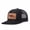 Black, variant on Papa Bear Leather Patch Embroidered Color Block Trucker Hat Unisex Adjustable Cotton Breathable Fashion Cap for Travel Daily Wear