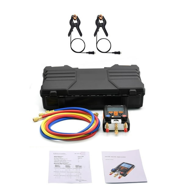 Refrigeration Vacuum Gauge Digital Manifold Kit Air Conditioning For Refrigeration Vacuum Pressure Temperature Tester ,Easy to Use