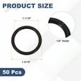 thumbnail image 2 of Paquete de 50 anillos en O de nitrilo AS-215 70 Durometer 1-1/16" ID, 1-5/16" OD, 1/8" Ancho, 2 of 6
