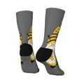 thumbnail image 3 of Goofa Bee Kind Printed Men's Crew Socks, Soft Durable Breathable Moisture-Wicking with Odor Control Cotton socks, 3 of 9