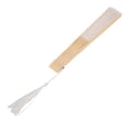 thumbnail image 3 of Abanico de mano negro Jadeshay abanico plegable de madera multifuncional, 3 of 12