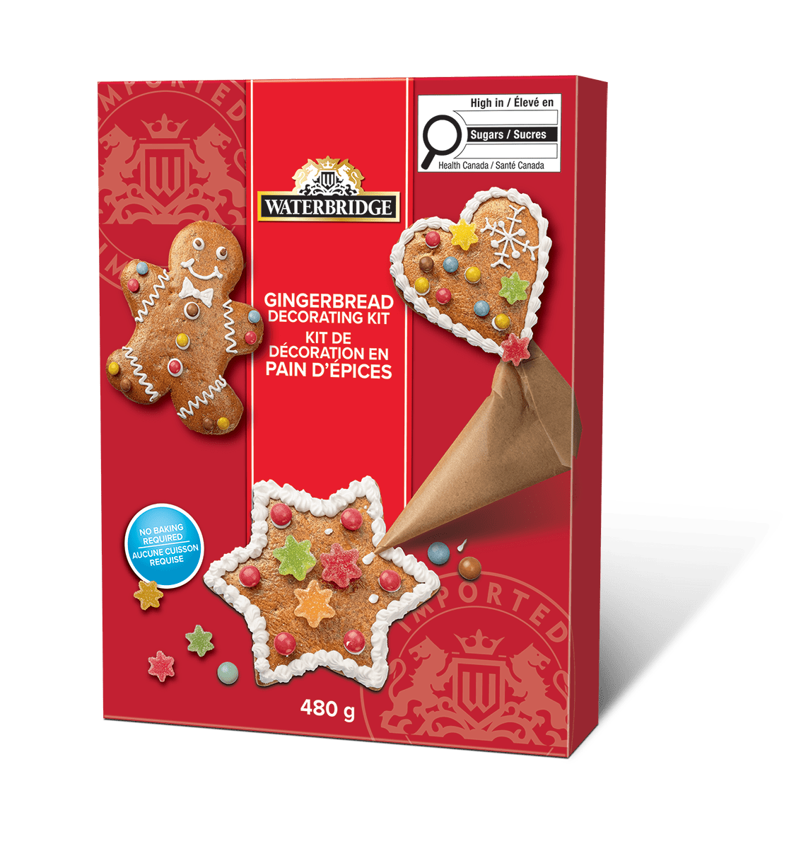 WB ASST GINGERBREAD DECORATION KIT, WB ASST GINGERBREAD DECORATION KIT