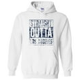 thumbnail image 5 of UGP Campus Apparel Straight Outta Los Angeles - LA Football Pride Hoodie - 3X-Large - White, 5 of 6