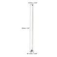thumbnail image 2 of 100Pcs Flat Head Pins for Jewelry Making 20mm Stainless Steel Flat Head Pins Jewelry Head Pins 22 Gauge Silver, 2 of 5