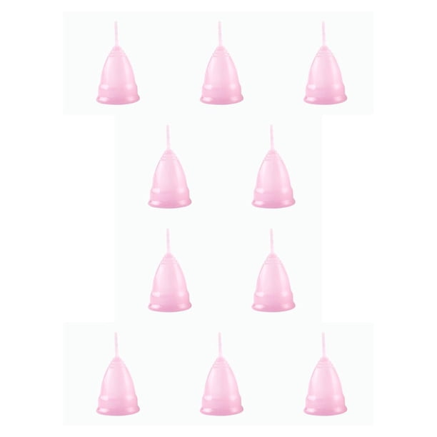 Soidarity Colector Menstrual de silicona médica, cómoda, disco de período Menstrual ligero para mujeres, suministros femeninos tipo 6 10piezas