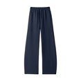 thumbnail image 5 of Men's Fleece Baggy Sweatpants Wide Leg Barrel Sweat Pants Lounge Athletic Gym Pants with Pockets, 5 of 9