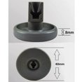 thumbnail image 2 of Ruedas para rejilla inferior de lavavajillas, resistentes al agua hirviendo, probadas a 140 °C sin deformación, pieza original OEM para una instalación sencilla sin necesidad de herramientas, soporte, 2 of 5