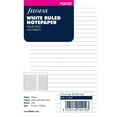 thumbnail image 2 of Filofax - Papers Ruled Notepaper - White - 100 Pack - Pocket Size, 2 of 2