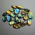 thumbnail image 3 of 500 Cts Wholesale Parcel Natural Labradorite Labradorite Loose Gemstone Cabochon, 3 of 7