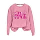 thumbnail image 2 of Ailaofu Breast Cancer Awareness Shirt Women Pink Ribbon Graphic Sweatshirt Breast Cancer Survivor Long Sleeve Shirts Tops, 2 of 3