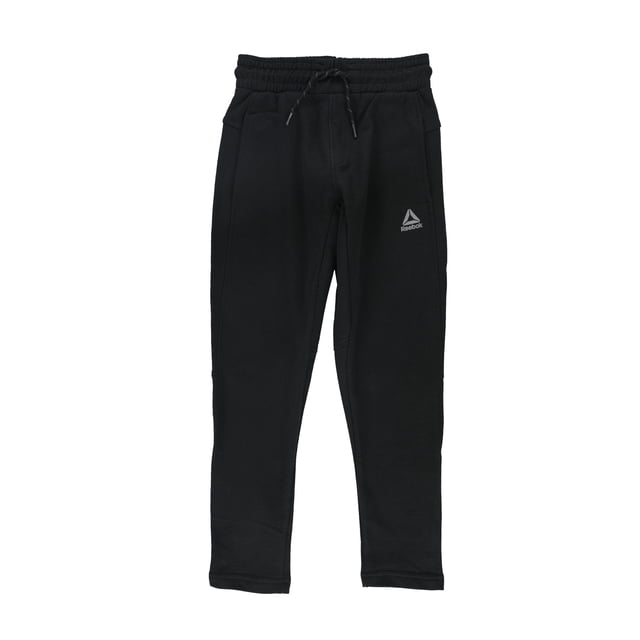 Pantalones de chándal deportivos Reebok French Terry para niños, negro XS/21