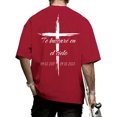 thumbnail image 7 of Yopmin Mens Cross Shirt Crew Neck Summer Short Sleeve Religious Cotton T Shirts for Everyday Wear, 7 of 7