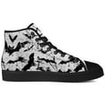 thumbnail image 4 of Aidianart Mens Bat High Top Shoes High Top Canvas Sneakers Size 10, 4 of 5