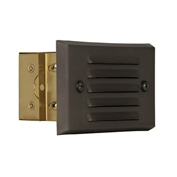 Luminance FG2500-77 Single Louver Step Light Foundry Bronze