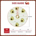 thumbnail image 4 of Kll Avocado Of A Hear Christmas Tree Skirt 48",Party Decorations Farmhouse For Christmas Decorations Holiday Party, 4 of 8