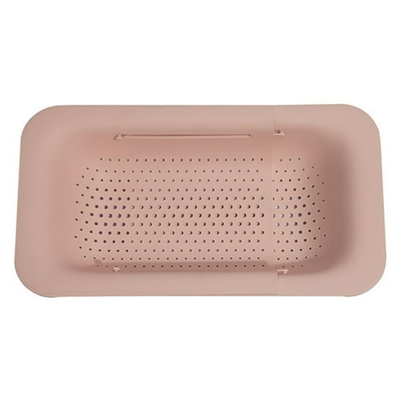 Expandable Dish Drying Rack Over the Sink Tableware Fruit Holder Drain Rack Adjustable Dish Drying Rack Multi-Purpose Dish Drainer Rack