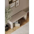 thumbnail image 5 of Maven Lane Zeno Contemporary Wooden Bench in Weathered Grey Finish, 5 of 9