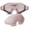 wmincc Sleep Mask, 3D Deep Contoured Eye Covers for Sleeping, 99% Block Out Light Eye Mask,Zero Pressure Cup Blindfold for Men Women, with Adjustable Strap for Sleeping, Yoga, Traveling (Pink)