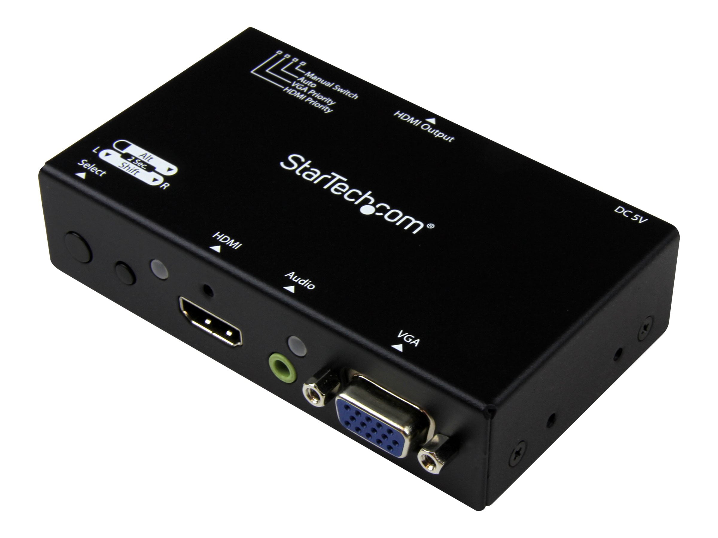 2x1 VGA + HDMI to HDMI Switch / Selector Box 1080p Multi