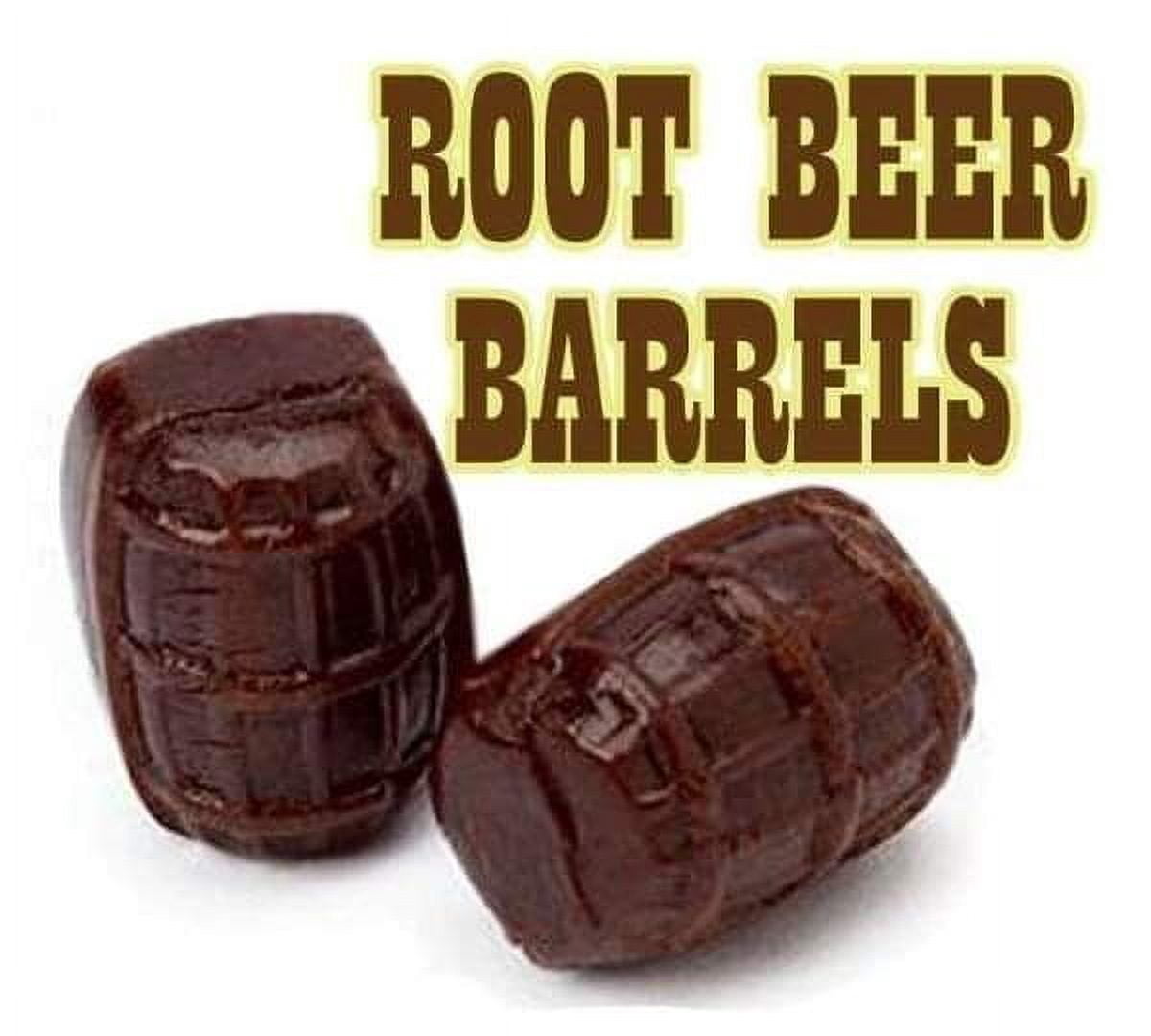 FirstChoiceCandy Dad's Root Beer Barrels Hard Candy, Individually Wrapped Bulk in resalable bag, Old Fashioned Candy Barrels- 5 Pound