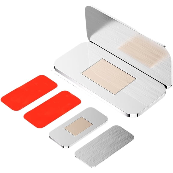 4PCS Drill-Free Ultra-Thin Magnetic Door Latches, Stainless Steel
