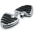 thumbnail image 2 of Krator Chrome Motorcycle Wing Foot Pegs Footrests L+R Compatible with Honda 750 Shadow Ace Aero Spirit Phantom 2000-2013, 2 of 3