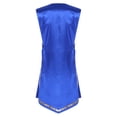 thumbnail image 6 of Aislor Liturgical Dancewear for Women Sleeveless Side Lace-up Church Worship Praise Dance Tunic Dress Royal Blue 3XL, 6 of 6