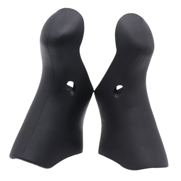 Funda para palanca de cambios de bicicleta, funda para palanca de freno, protector antideslizante de silicona para bicicleta Negro